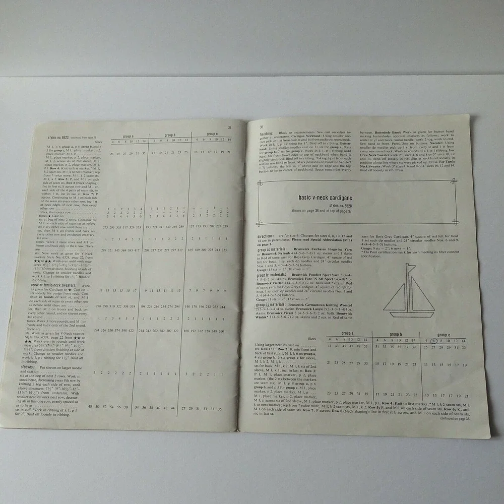 Brunswick Volume 626 Wonderland – 1968 Vintage‎ Kids' Knitting Pattern Booklet